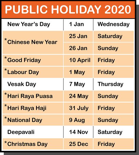 all public holidays in singapore